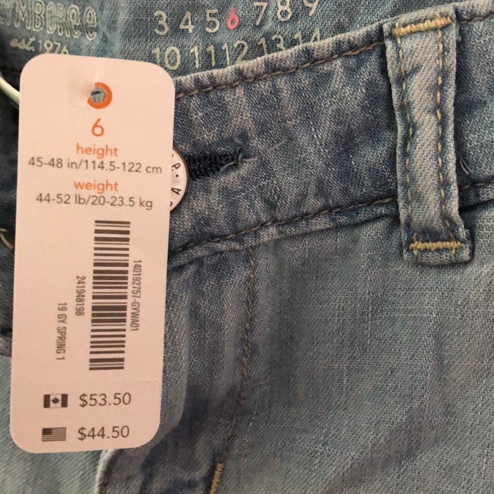 Gymboree Girl Indigo Denim Culottes - Picture 5 of 7